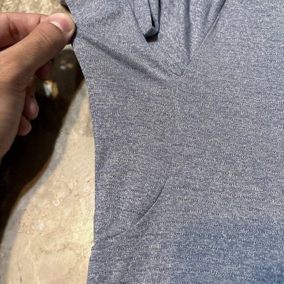 Lululemon Shirt Mens Large License To Train Blue Long Sleeve Drysense Gym - Picture 5 of 9